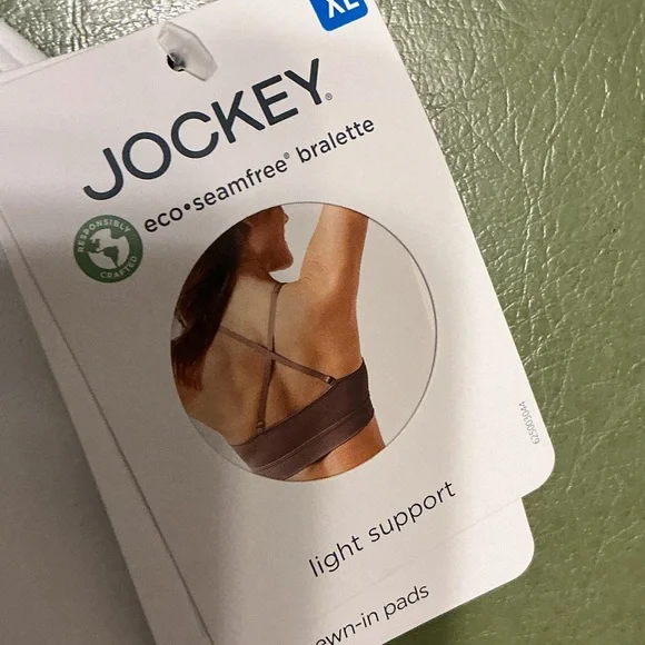 NWT Jockey Women's Soft White Bra - Picture 2 of 4